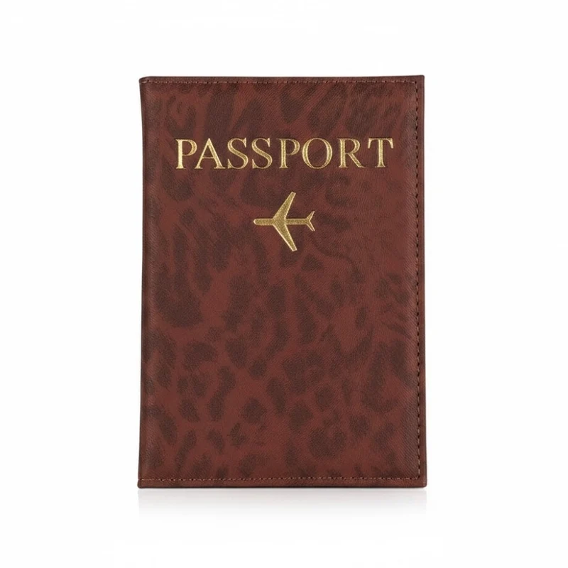 Protège-Passeport Motif Léopard